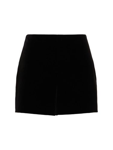 Shorts Aus Samt - VALENTINO - Modalova