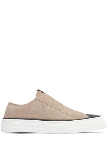 Mm Suede Low Top Sneakers - BRUNELLO CUCINELLI - Modalova