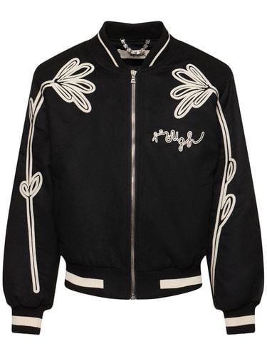 Floral Varsity Jacket - ROUGH. - Modalova