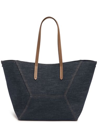 Borsa Tote No Fade In Tela - BRUNELLO CUCINELLI - Modalova