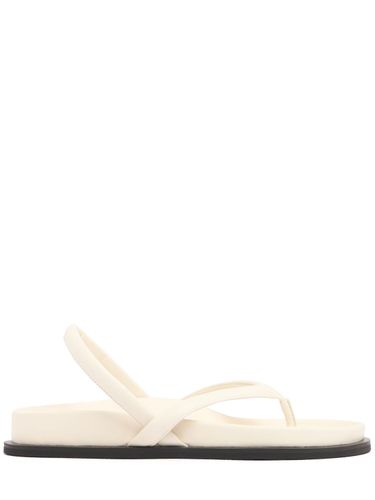 Mm Leather Slingback Thong Sandals - ST.AGNI - Modalova