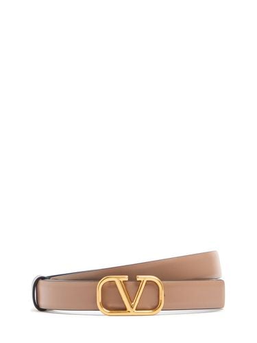 Mm Vlogo Reversible Leather Belt - VALENTINO GARAVANI - Modalova