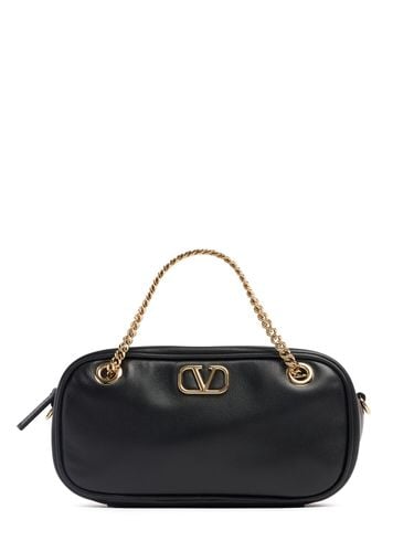 Mini Vlogo Signature Leather Bag - VALENTINO GARAVANI - Modalova