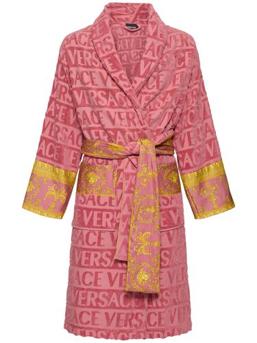 I Heart Baroque Bath Robe - VERSACE - Modalova