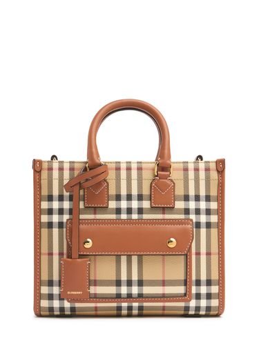 Bolso De Mano Pequeño Freya De Lona - BURBERRY - Modalova