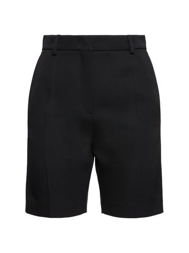 Wool Grisaille Bermuda Shorts - VALENTINO - Modalova