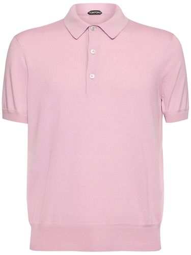 Pure Cotton S/s Polo - TOM FORD - Modalova