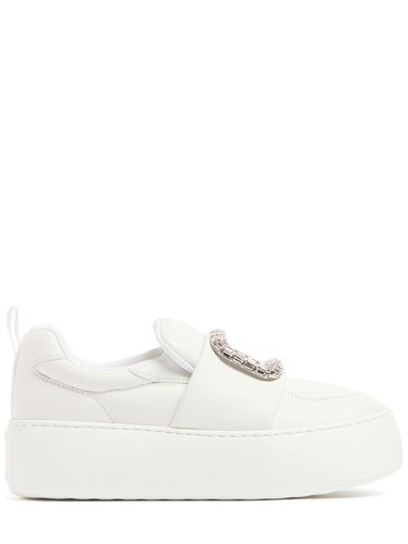 Puffy Choc Leather Sneakers - ROGER VIVIER - Modalova