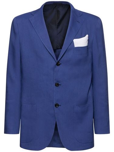 Wool & Linen Jacket - KITON - Modalova