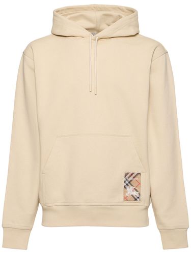 Burberry Check Label Hoodie - BURBERRY - Modalova