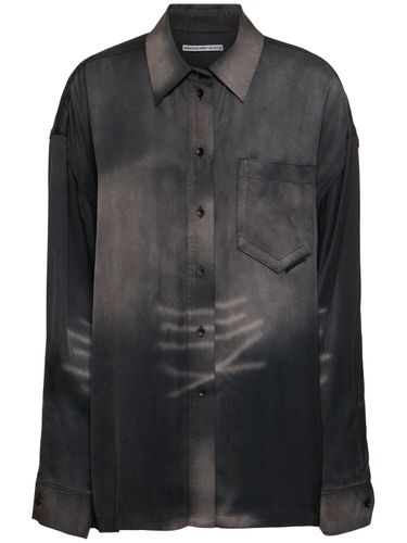 Oversize Button Down Shirt - ALEXANDER WANG - Modalova