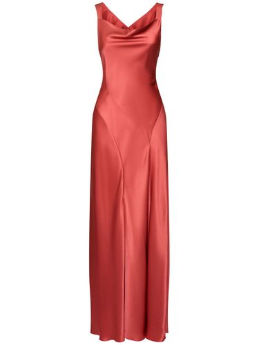 Satin Long Dress - ALBERTA FERRETTI - Modalova