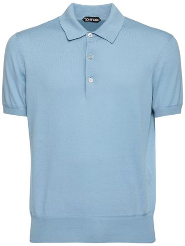 Pure Cotton S/s Polo - TOM FORD - Modalova