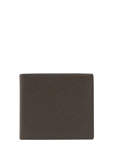 Grained Leather Billfold Wallet - THOM BROWNE - Modalova