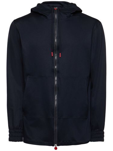 Cotton Zip Hoodie - KITON - Modalova