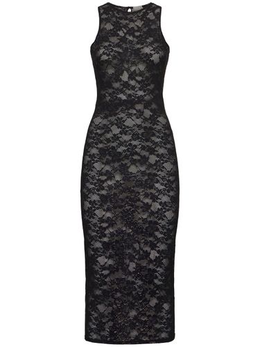 Le Stretch Lace Midi Tank Dress - FLEUR DU MAL - Modalova