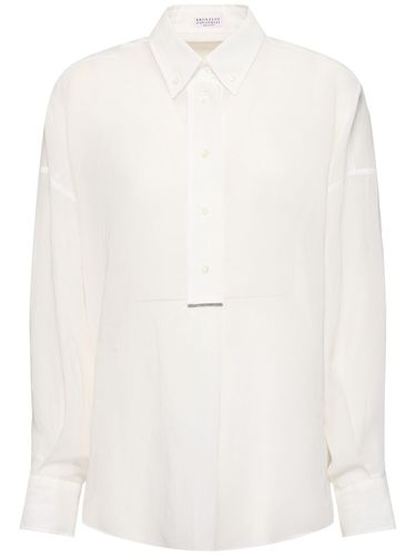 Cotton Gauze Shirt - BRUNELLO CUCINELLI - Modalova