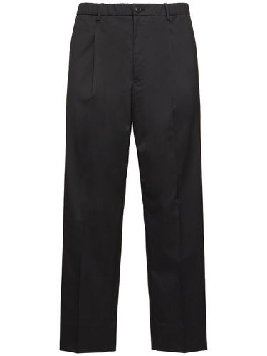 Woolly Twill Pleated Pants - GOLDWIN - Modalova