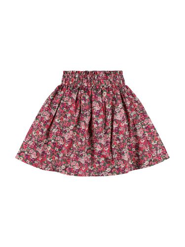 Falda De Popelina De Algodón Con Estampado - MIPOUNET - Modalova