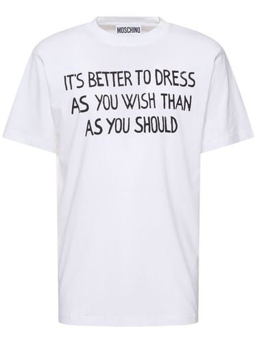 Write T-shirt - MOSCHINO - Modalova