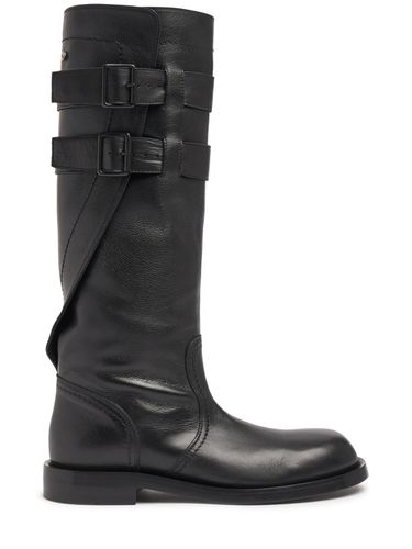 Mm Ulpu Soft Leather Biker Boots - ANN DEMEULEMEESTER - Modalova