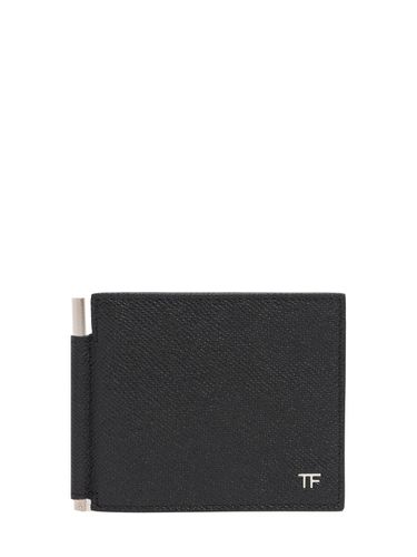 T-line Grain Leather Money Clip Wallet - TOM FORD - Modalova