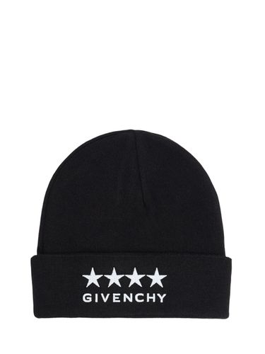 Gorro De Punto De Cashmere Y Algodón - GIVENCHY - Modalova