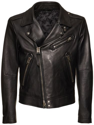 Asymmetrische Bikerjacke Aus Nappaleder - TOM FORD - Modalova