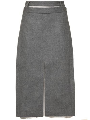 Andes Apron Tailored Midi Skirt - BETTTER - Modalova