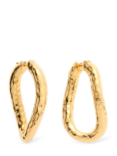 Big Hammered Hoop Earrings - JIL SANDER - Modalova