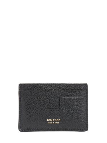 Soft Grain Leather Card Holder - TOM FORD - Modalova