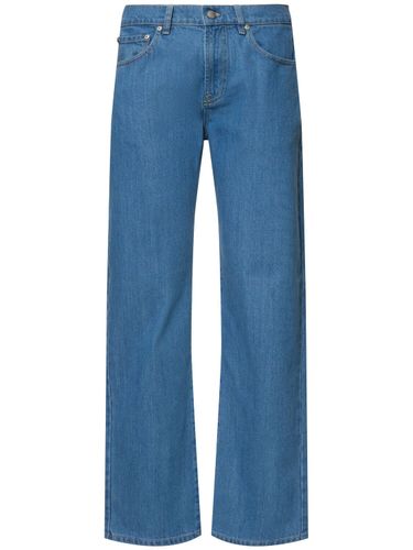 Cotton Denim Straight Jeans - ASPESI - Modalova