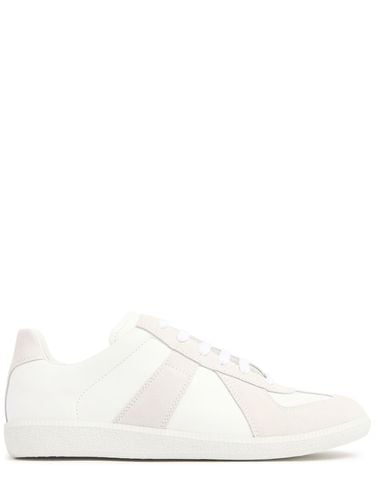 Replica Leather & Suede Low Top Sneakers - MAISON MARGIELA - Modalova