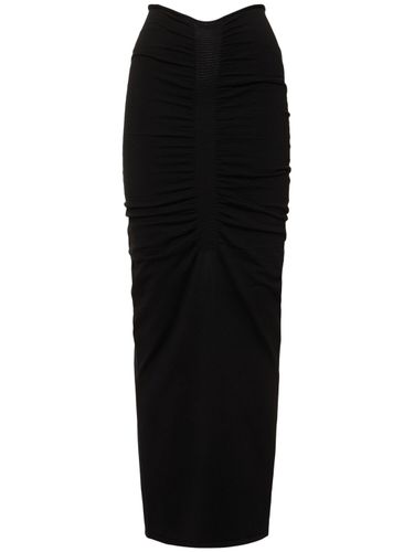 Ruched Knitted Maxi Skirt - ALEXANDER WANG - Modalova