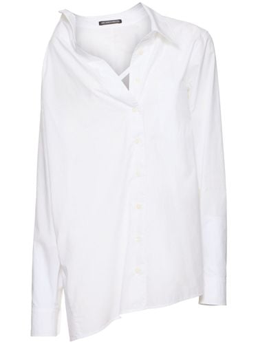 Daria Dropped Shoulder Poplin Shirt - ANN DEMEULEMEESTER - Modalova