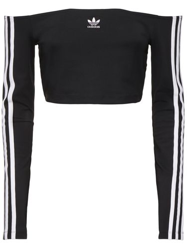 Off-shoulder Long Sleeve Top - ADIDAS ORIGINALS - Modalova