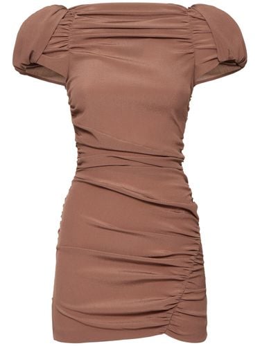 Draped Silk Mini Dress - MAGDA BUTRYM - Modalova