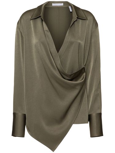 Satin Wrap Shirt - HELMUT LANG - Modalova