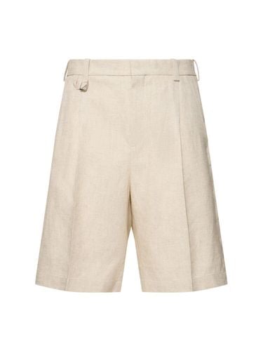 Le Short Melo Linen Blend Shorts - JACQUEMUS - Modalova