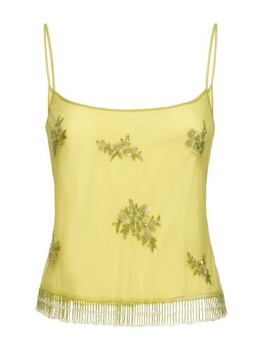 Beaded Tulle Tank Top - BLUMARINE - Modalova