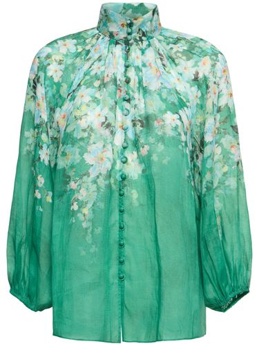 Everley Printed Shirt - ZIMMERMANN - Modalova