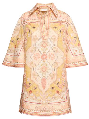 Wylie Linen Mini Kaftan - ZIMMERMANN - Modalova