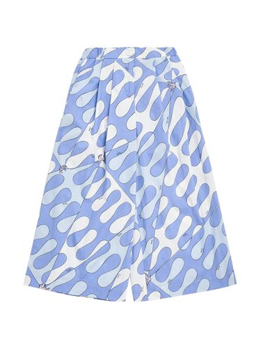 Pantalones De Popelina De Algodón Estampados - PUCCI - Modalova