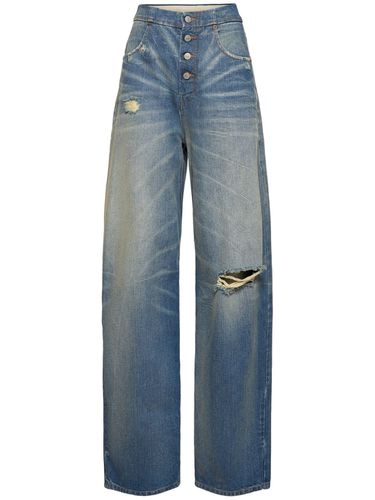 High Rise Straight Jeans - MM6 MAISON MARGIELA - Modalova