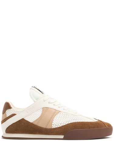 Kick Lace-up Leather Low Top Sneakers - CHLOÉ - Modalova