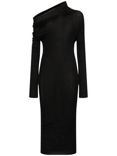 Barbro Knit Wool Midi Dress - ANN DEMEULEMEESTER - Modalova