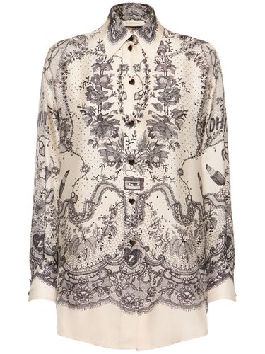 Crush Relaxed Silk Shirt - ZIMMERMANN - Modalova