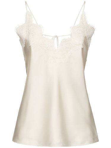 Silk Lace Camisole Top - RÓHE - Modalova