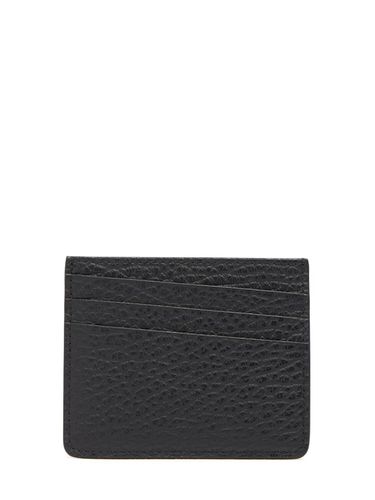 Grained Leather Card Holder - MAISON MARGIELA - Modalova