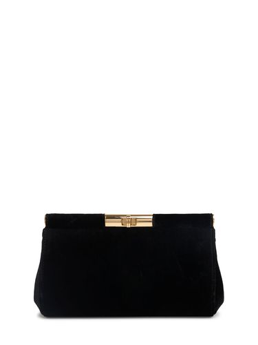 Medium Marlene Velvet Shoulder Bag - DOLCE & GABBANA - Modalova